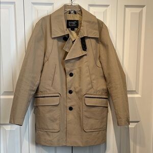 Mackage Men’s Tan Trench Coat Jacket‎ Size 44